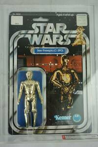Vintage 1978 Kenner Star Wars 12 Back-C C-3PO See-Threepio AFA 70 EX+ MOC 海外 即決