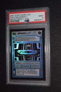 PSA 9 - Gold Squadron I (Millennium Falcon) - Foil - Ref 2 Star Wars CCG - Mint 海外 即決