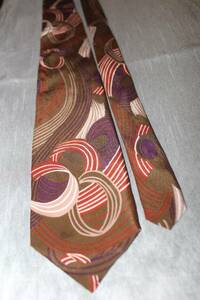 Vintage Art Deco Retro Men's Suit Tie Pierre Balmain Silk Italy 海外 即決