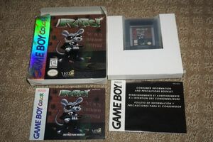 Rats (Gameboy Color Boy GBC) Complete In Box GREAT Shape 海外 即決