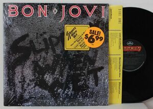 BON JOVI "Slippery When Wet" LP (Mercury, orig '86) NM/VG++ in SHRINK Sterling 海外 即決