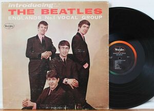 “Introducing THE BEATLES” LP (Vee Jay 1062, orig ’64 Oval Label) レア BLANK BACK 海外 即決