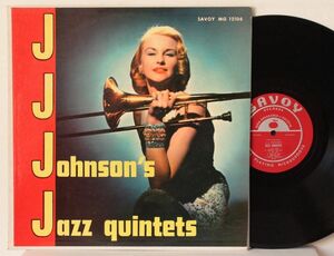 "J.J. Johnson's ジャズ Quintets" LP ~ Savoy MG 12106 ~ DG Mono ~ VG+ Cecil Payne 海外 即決
