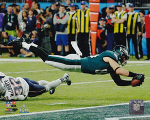 Zach Ertz Philadelphia Eagles Super Bowl LII 8x10 Photo 海外 即決