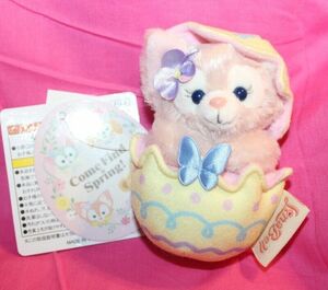 New DisneySea Toyko Japan Duffy Friend Lina Bell Spring egg plush badge keychain 海外 即決