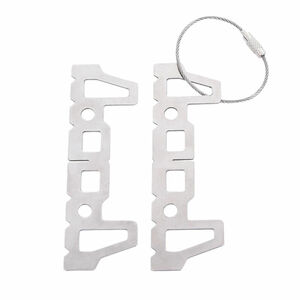 Stove Cross Stand Stainless Steel Lightweight Anti-Rust Stove Rack 海外 即決