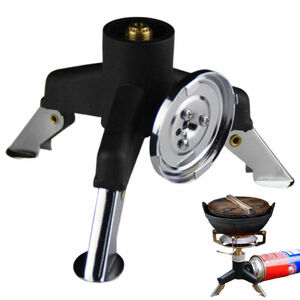 Camping Hiking Tripod Stove Converter Outdoor Gas Tank Furnace Connector Adapter 海外 即決