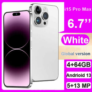 New i14 Pro Max Android 6.5" Smartphone 4GB+64GB GSM Global Unlocked Cell Phone 海外 即決