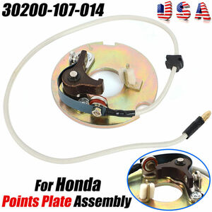 For Honda POINTS PLATE Assembly ATC90 SL100 SL125 XL100 CB100 CB125 CL100 CL125 海外 即決