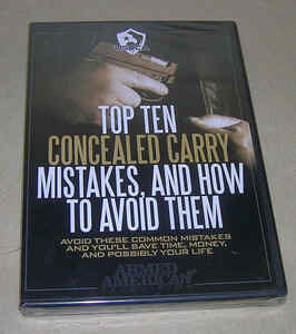 USCCA Top 10 Concealed Carry Mistakes, and How To Avoid Them DVD 海外 即決