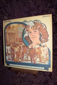 CAROLE KING Fantasy ODE LP NM textuレッド / cover 1st First EX/VG+ 海外 即決