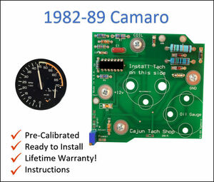 1982-1989 Camaro V6 Tachometer circuit board, LIFETIME WARRANTY! 海外 即決