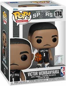 Funko Pop NBA San Antonio Spurs - Victor Wembanyama Figure w/ Protector 海外 即決