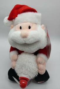 Santa Animated Plush Light-up Musical Light-Up Message 12" With Tags VIDEO NEW! 海外 即決