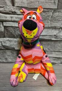 Scooby Doo Plush Stuffed Animal Toy Factory 9" Zig Zag Retro Pastel Rainbow 海外 即決