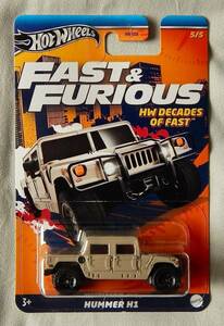 2024 Hot Wheels Fast & Furious HW Decades of Fast Hummer H1 ~5/5~ Free Shipping 海外 即決