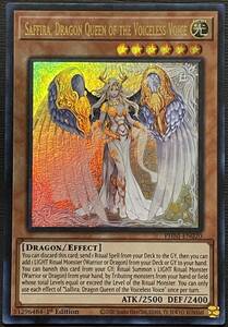 Yu-Gi-Oh! TCG Saffira, Dragon Queen of the Voiceless Voice Ultra Rare PHNI-EN020 海外 即決