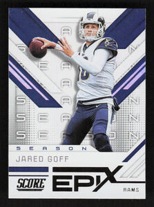 2019 Score Football Epix Season #ES-1 Jared Goff - Los Angeles Rams 海外 即決