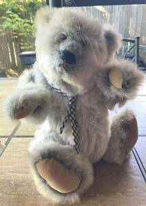 Malcolm Mohair Bear by Linda Spiegel for Bearly There Co Jointed w/Tags No.299 海外 即決