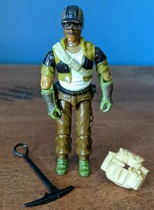 G.I. GI JOE 1985 85 ALPINE Action Figure Axe Backpack Accessories 海外 即決