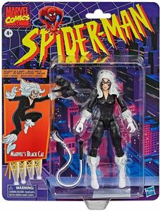 Marvel Legends Retro Black Cat 6" Spider-Man Vintage Collection Figure F0864 海外 即決