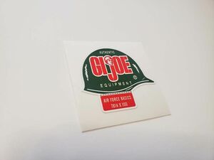 GI Joe Helmet Sticker Air Force Basics 7814 1964-1966 type 海外 即決