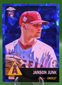 2022 Topps Chrome Platinum BLUE ATOMIC Refractor RC #280 JANSON JUNK Angels /100 海外 即決