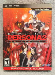 PSP - Persona 2 Innocent Sin Shin Megami Tensei Sony 2011 New - Factory Sealed! 海外 即決