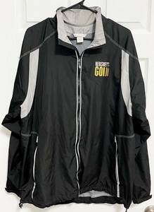 HERSHEY'S GOLD Men Long Sleeve Zip Black EZEM System Golfing Jacket L North End 海外 即決