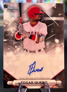 2023 Bowman Sterling Prospect ON-CARD AUTO #PA-EQ Edgar Quero Angels 海外 即決