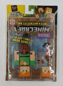 *Rare Package Error* Minecraft Comic Maker Alex with Elytra BNIP - reversed box 海外 即決