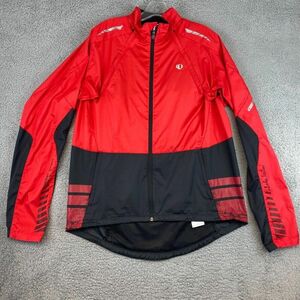 Pearl Izumi Jacket Mens XL Red Elite Series Quest Barrier Convertible Vented 海外 即決