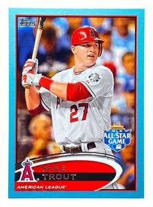 2012 Topps Update Walmart Blue #US144 ~ Mike Trout RC Los Angeles Angels 海外 即決