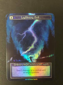 Sorcery Contested Realm Lightning Bolt Team Covenant Alt Art Foil Promo SCR TC 海外 即決