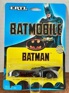 Vintage 1989 ERTL BATMANs Batmobile Diecast Metal - NEW - Factory Sealed 海外 即決