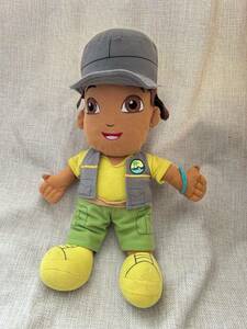Dora's Go Diego Go 13" Plush Gray Outfit Doll Soft Stuffed Toy Figure-Brand New 海外 即決