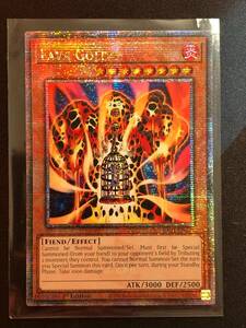 YuGiOh! TCG - Lava Golem - RA01-EN001 Quarter Century Secret Rare NM 1st 海外 即決