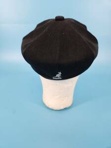 Kangol Vintage Tropic Ventair 504 Newsboys Cabbie Cap Small Black 海外 即決