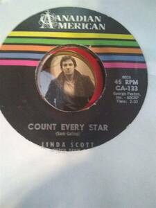 Linda Scott, Count Every Star ~ 1962 Canadian American 45 海外 即決