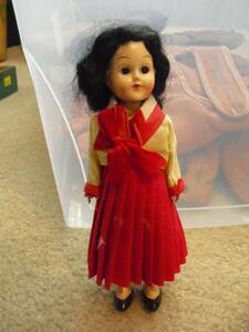 Vintage Peggy Huffman Hard Plastic Young Woman of Korea Girl Doll 7 1/4" Tall 海外 即決