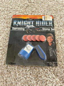 KNIGHT RIDER RACK TOYS 1982 LARAMI SEALED SELF-LINKING STAMP SET 海外 即決