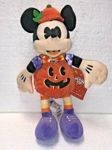 2020 Disney Halloween 15" Plush - MICKEY MOUSE JACK-O'-LANTERN 海外 即決