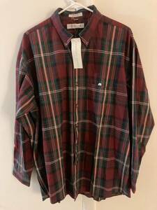 Vintage Geoffrey Beene NWT Shirt Men’s Large Single Needle Tailoring Long Sleeve 海外 即決