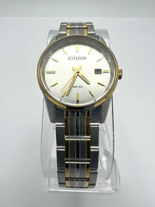 Citizen Ladies Quartz 26mm Bracelet Watch Gold/Silver G011-S101701 New Old Stock 海外 即決