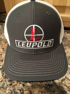 Leupold Reticle Embroidered Trucker Hat Gray / White 170581-WW ship- 海外 即決