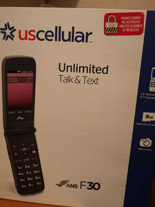 UScellular ANS F30, 8GB, Black, - Prepaid Phone 海外 即決