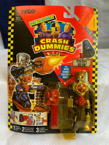 1992 Tyco The Crash Dummies PISTON HEAD Action Figure in Sealed Blister Pack 海外 即決