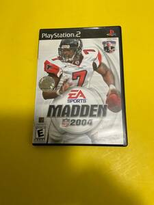 Madden NFL 2004 PS2 PlayStation 2 With Manual Free Shipping 海外 即決
