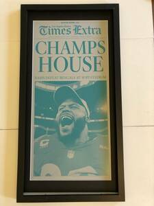 Los Angeles Rams Champs House Super Bowl!! Aaron Donald printing plate LA Times 海外 即決