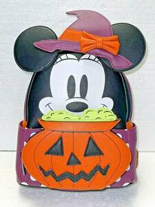 Loungefly Disney Mini Backpack - MINNIE MOUSE HALLOWEEN WITCH 海外 即決